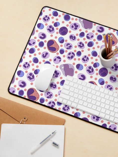 Hematology Aesthetic, Med Stickers, Art Selling, Cell Pattern, White Blood Cell, Medical Laboratory Scientist, Medical Laboratory Science, White Blood, Lab Tech