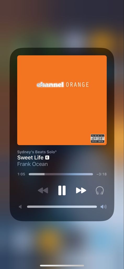 Sweet Life Frank Ocean, Channel Orange, Frank Ocean, Parental Advisory Explicit Content, Parental Advisory, Sweet Life, Parenting