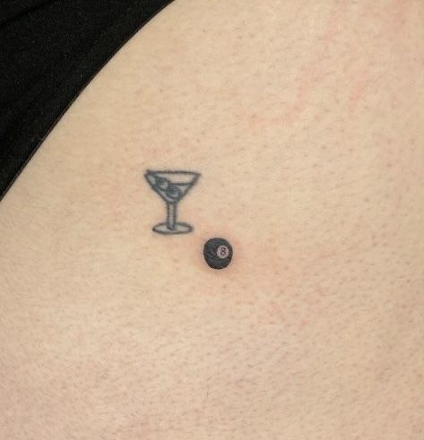 Martini Olive Tattoo, Olive Tattoo, Martini Olive, Cute Tattoos, Martini, Tatting, Tattoo Ideas, Tattoos, Quick Saves