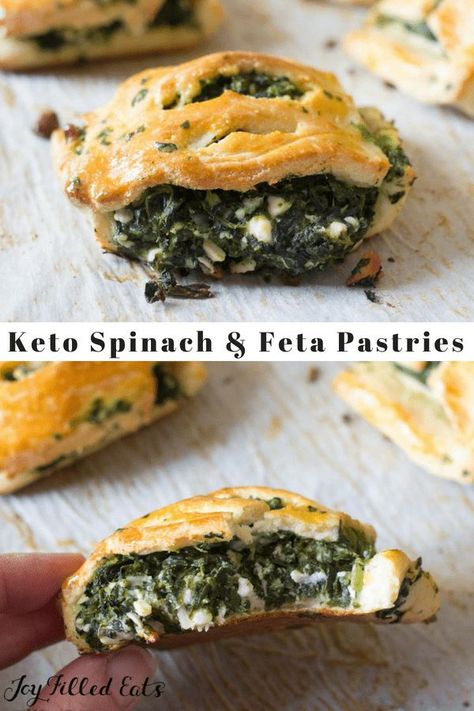 Keto Creamed Spinach, Keto Spinach, Savory Pastries, Low Carb Grain, Soup Appetizers, Spinach Feta, Joy Filled Eats, Boiled Egg Diet Plan, Savory Pastry