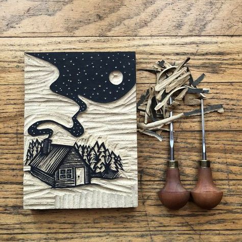 Linoleum Printmaking, Print Making Designs, Linoleum Print, Andrea Lauren, Linocut Printmaking, Lino Art, Hand Carved Stamps, Lino Cuts, Lino Printing