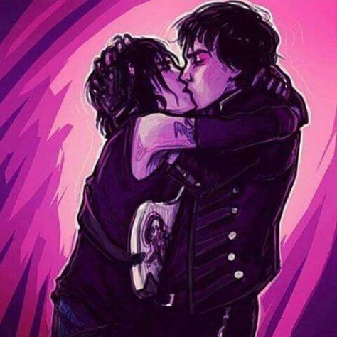 Mcr Fanart Frerard, Frerard Fanfiction, Mcr Fanart, Gerard And Frank, Emo Love, Emo Memes, I Love Mcr, Emo Music, Evanescence