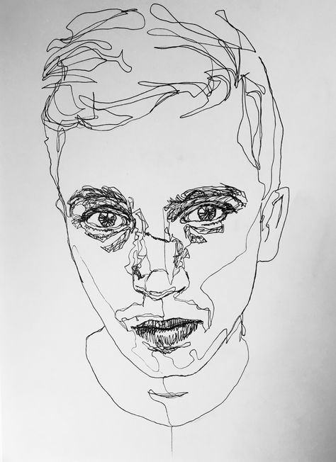 Biro Portrait, Hsc Art, Drawing Graphic Design, Minimal Drawing, Contour Line Drawing, Fashion Sketching, Minimal Drawings, Pen Drawings, Drawing Graphic