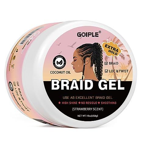 Hair Type: Frizzy Scent: Natural Liquid Volume: 16 Fluid Ounces Item Form: Gel Brand: Goiple Loc Gel, Braid Gel, Strawberry Benefits, Twist Locs, Types Of Braids, Edge Control, Saloon Hair, Styling Comb, Synthetic Lace Wigs