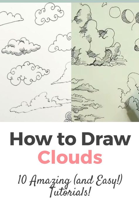 The Best 10 Tutorials on How to Draw Clouds Step by Step Easy. Learn How to Draw a Cloud with the Best Online Video Tutorials for Kids and for Adults with acrylic, watercolor, pencils, digital charcoal and many more techniques! How to Draw Clouds Doodles and more! They're very easy both for beginners, intermediate and advanced artists! Drawing ideas easy with pencils and more techniques! Heaven Clouds Drawing, How To Draw Clouds Easy, How To Draw Rain Clouds, How To Draw A Cloud Step By Step, Easy Celestial Drawing, Easy Charcoal Drawing For Beginners Landscape, Drawing Clouds Tutorial, Cloud Doodles Simple, How To Draw Clouds Step By Step