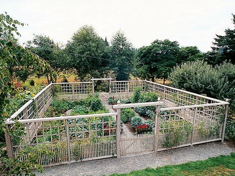 Deer-Proof Garden Fence Ideas Vegetable Garden Fence Ideas Cheap, Garden With Deer Fence, Deer Fencing Around Garden, Deer Proof Garden Fence, Tall Fence, Deer Fencing, Deer Garden, Deer Proof, Garden Fence Ideas