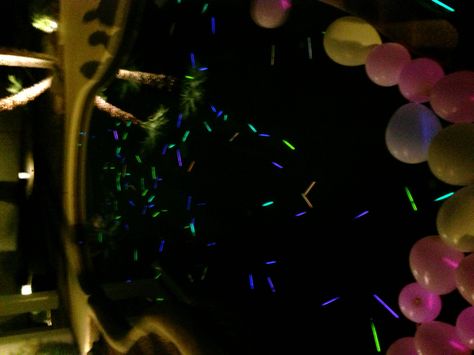 Glow Sticks in the Pool! Glow Stick In Pool, Glow Sticks In The Pool, Glowsticks In Pool, Glow Stick Pool Party, Rave Pool Party, Glow Stick Pool, Glow In The Dark Pool Party, Glow Sticks In Pool, Pool House Party