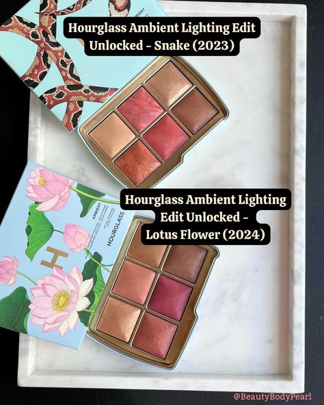 Let’s compare my entire Hourglass palette collection against the new 2024 palettes - Part Two (remember to save this post!) Hourglass & Barneys New York Ambient Lighting Edit - Volume 3 (2024) Finishing Powder Eternal Light Blush Lucid Glow Blush Mood Exposure Highlighter Infinite Strobe Light Blush At Night Bronzer Lunar Bronze Hourglass Ambient Lighting Edit Unlocked - Lotus Flower (2024) Highlighter Gilded Strobe Light Blush Desert Flush Finishing Powder Eternal Light Highlig... Hourglass Blush Mood Exposure, Hourglass Palette 2024, Hourglass Lotus Palette, Hourglass Eyeshadow, Hourglass Palette, Hourglass Scattered Light Eyeshadow, Hourglass Ambient, Eternal Light, Strobe Light