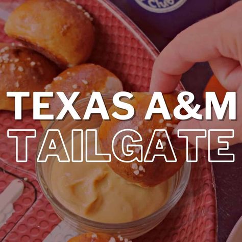 Texas A&M Tailgate - The Kitchen Prep Blog Tailgate Meals, Red Sangria Recipes, Tailgate Snacks, Game Day Recipes, Texas Barbecue, Cheesy Dip, Texas Food, Game Snacks, Tailgating Recipes