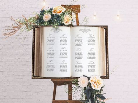 This Wedding Signs item by LGCreativeStudios has 831 favorites from Etsy shoppers. Ships from United States. Listed on 16 Mar, 2024 Book Seating Chart, Fairytale Wedding Decorations, Fairytale Book, Reception Backdrop, Elegant Bridal Shower, Fairy Tale Books, Table Plan, Wedding Posters, Neutral Color Scheme