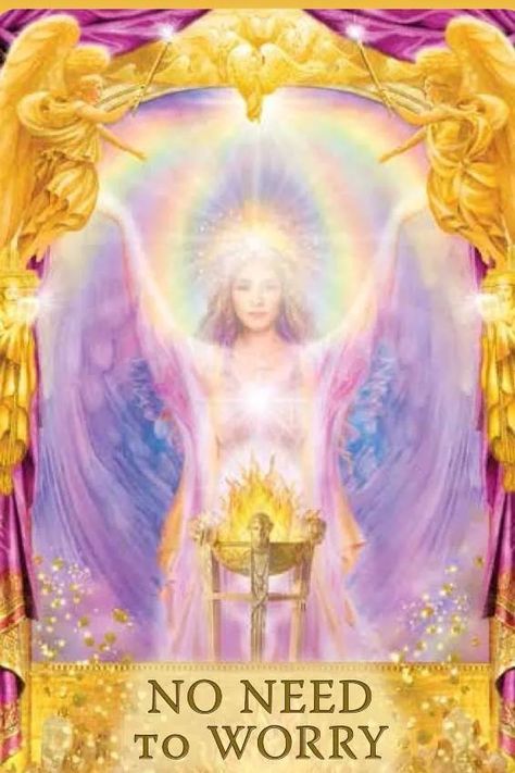 No need to worry Angel Answers Oracle Cards, Doreen Virtue Angels, Notes From The Universe, Free Tarot Cards, Angel Tarot Cards, Angel Blessings, Angel Signs, Angel Oracle Cards, Angel Tarot