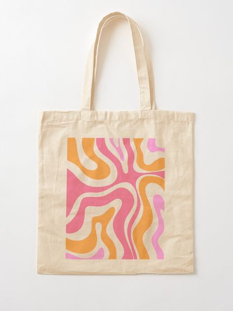 Totebag Inspo Aesthetic, Cute Bag Painting Ideas, Toat Bags Design Diy, Tote Bag Pattern Paint, Simple Tote Bag Design Paint, Decorating Canvas Bags, Painting On Canvas Bag, Painted Canvas Bags Ideas, Painting Canvas Tote Bags Diy