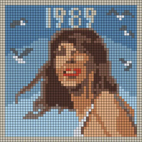 Reputation Crochet Grid, 1989 Alpha Pattern, Lover Alpha Pattern, Eras Tour Alpha Pattern, Taylor Swift Album Pixel Art, Perler Beads Ideas Taylor Swift, Crochet Patterns Taylor Swift, The Office Alpha Pattern, Taylor Swift Perler Beads Pattern