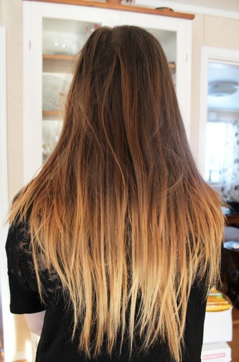 Brown to Light Brown Ombre Hair Ombré Hair, Ombre Hair Color, Long Blonde, Blonde Ombre, Hair Envy, Hair Dos, Ombre Hair, Hair Day, Pretty Hairstyles