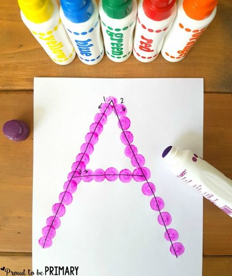 Fun Ways to Teach Letter Recognition | Preschool and kindergarten children will enjoy these fun, creative ways to learn and practice the alphabet. The literacy activities include letter songs, games, books, tracing, crafts, and FREE printable resources to build letter identification and phonetic skills. Road Trip Games For Kids, Letter Recognition Preschool, Preschool Letter Crafts, Literacy Activities Preschool, Trip Games, Letter Recognition Activities, Homeschool Preschool Activities, Abc Activities, Letter Tracing