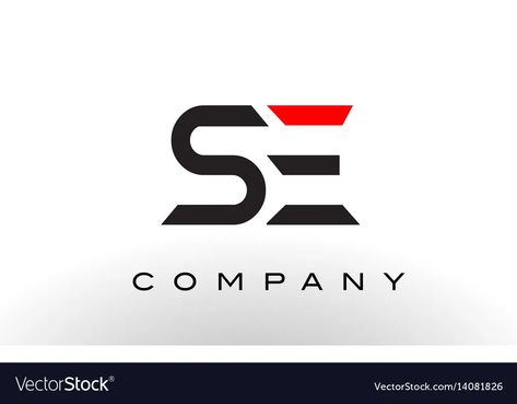 Se logo letter design vector image Se Logo Design Letter, 3 Letter Logo, Logo Letter Design, Punjabi Suit Neck Designs, Suit Neck Designs, Construction Logo Design, Logo Letter, Construction Logo, Letter Design