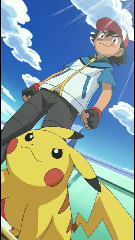 Cool Pokemon Pictures, Ash Wallpaper, Ash E Pikachu, Pikachu Wallpaper Iphone, Ash And Pikachu, Pokémon Heroes, Pokemon Champions, Pokemon Ash, Best Friend Wallpaper