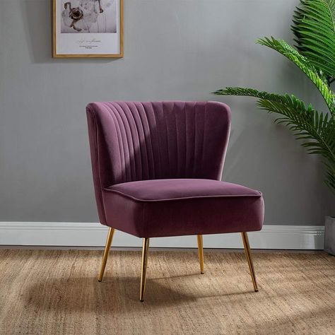 Acacia Side Chair Velvet Side Chair, Tufted Side Chair, Modern Side Chairs, Accent Chair Set, Velvet Accent Chair, Upholstered Accent Chairs, Upholstered Side Chair, Living Room Accents, Single Sofa