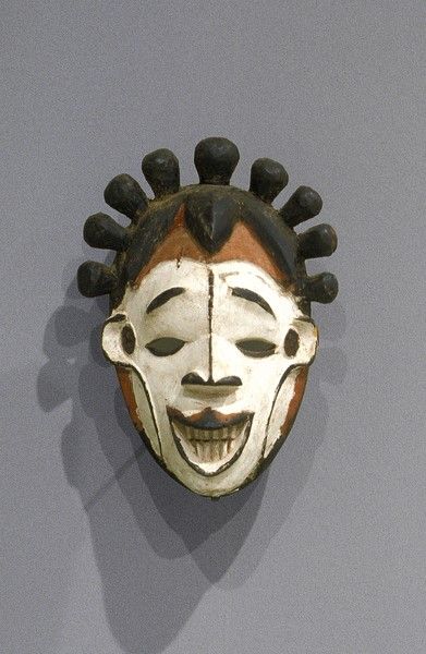 Igbo Mask - Nigeria Japanese Hannya Mask, Red Sculpture, Ceramic Mask, Female Mask, African Sculptures, Masks Art, African Masks, African Safari, Ocean Art