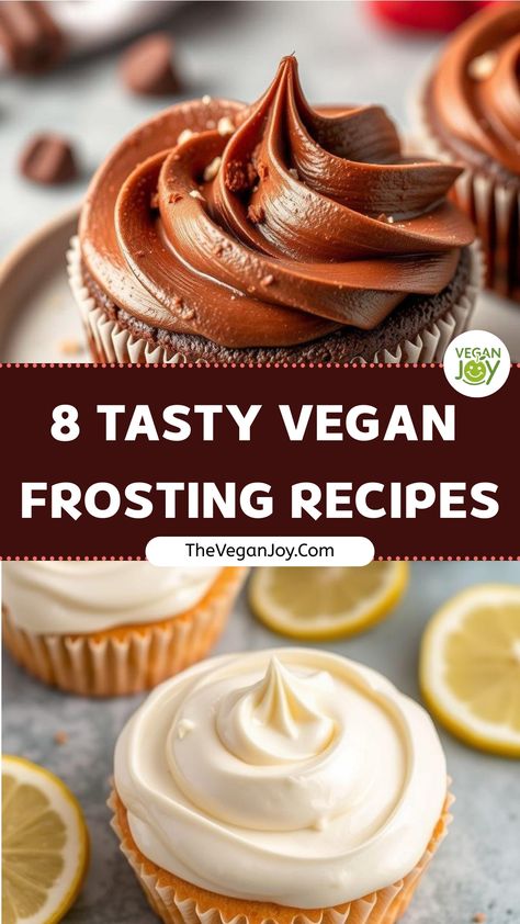 8 vegan frosting recipes that'll make your taste buds dance with joy Vegan Cake Frosting Recipe, Easy Vegan Cake Recipes, Vegan Desserts Easy, Vegan Frosting Recipe, Vegan Icing, Vegan Cake Frosting, Healthy Gingerbread Cookies, Vegan Buttercream Frosting, Healthy Frosting