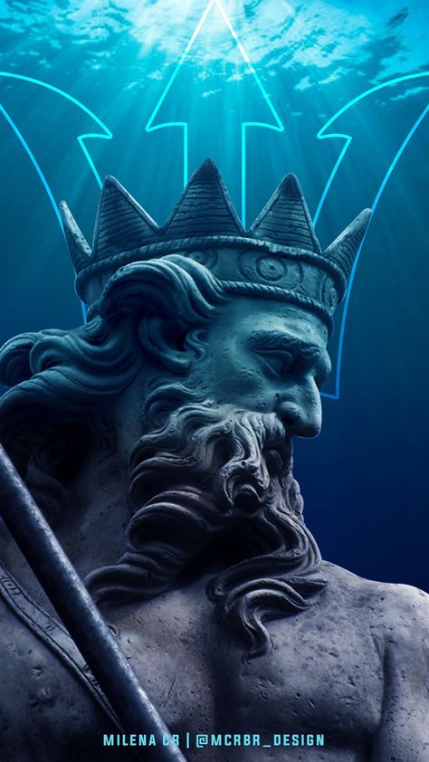 Poseidon Percy Jackson o ladrão de raios Grécia mitologia mito deuses olimpo wallpaper Poseidon Wallpaper Iphone, Poseidon Aesthetic Wallpaper, Poseidon Wallpaper, Poseidon Percy Jackson, Poseidon Aesthetic, Percy Jackson Wallpaper, Gym Wallpaper, Greek Mythology Tattoos, Getting Stronger