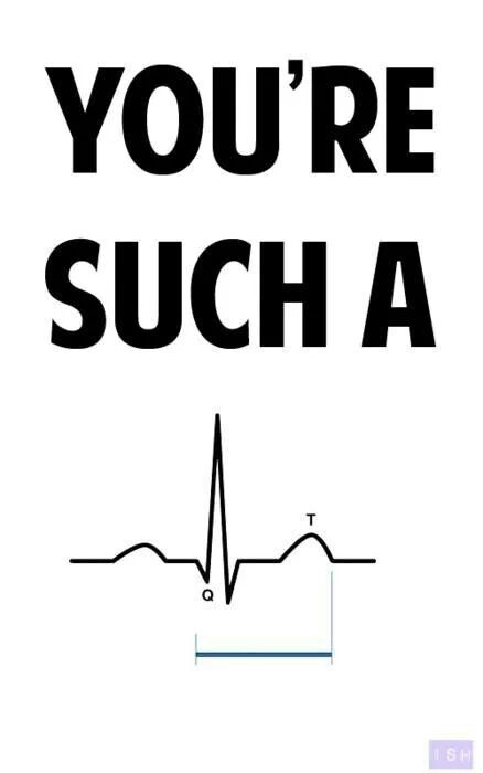 I LOVE cardiology humor!!! Cardiology Humor, Medische Humor, Medical Puns, Ems Humor, Medical Jokes, Medical Quotes, Cardiac Nursing, Nurse Rock, Science Jokes