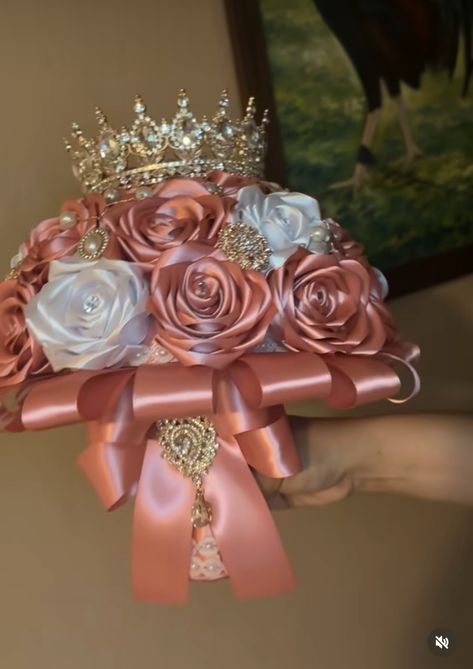 Quinceanera Ramo, Quinceanera Ramos, Pink Quinceanera Ramo, Quinceanera Flower Bouquet, Rose Gold Quince Bouquet, Light Pink Quince Ramo, Quinceanera Ramos Artificial, Quince Flower Bouquets Pink, Quinceanera Flowers