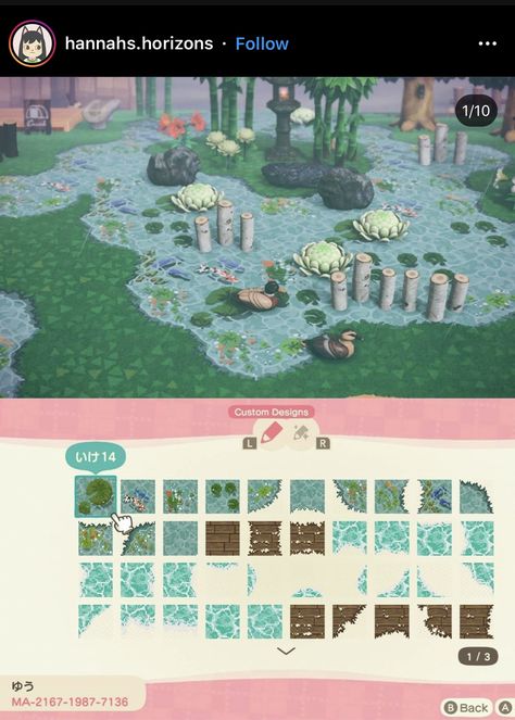 Animal Crossing Design Codes Water, Water Custom Design Animal Crossing, Water Paths Acnh, Water Animal Crossing Code, Water Acnh Design, Water Acnh Code, Water Path Animal Crossing, Water Codes Acnh, Animal Crossing Water Code