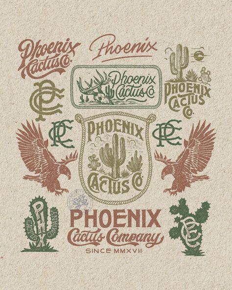 Western Branding, Western Logo, Arizona Adventure, Desert Design, Mobile Business, Arizona Desert, Travel Logo, Western Design, Alex Turner