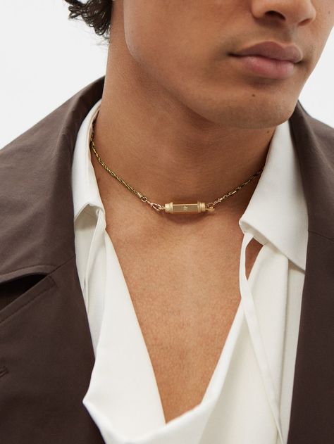 Gold Baby Locket diamond, pearl & 14kt gold necklace | Marie Lichtenberg | MATCHESFASHION US Marie Lichtenberg, Cowl Neck Shirt, Baby Lock, Gold Baby, White Freshwater Pearl, Pink Cotton, 14kt Gold, White Diamond, Chain Lengths