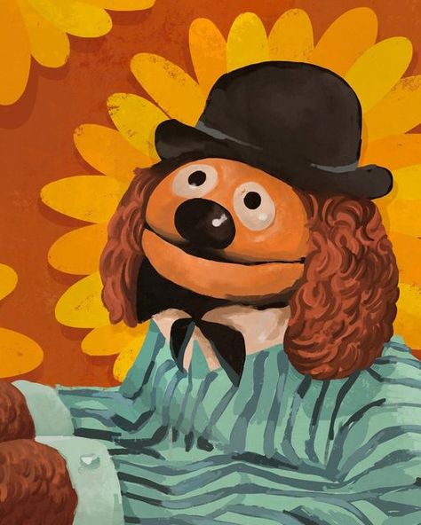 Richard Michael Gomez on Instagram: "#happyinternationaldogday #rowlf #themuppets" Richard Gomez, Rowlf The Dog, Dog Cowboy, Pie Sticker, Pie Art, Pies Art, International Dog Day, Cute Tats, Fraggle Rock