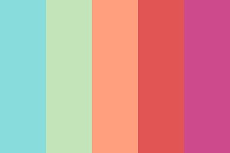 Summer Sorbet color palette Sorbet Color Palette, Summer Sorbet, Summer Color Palettes, Email Examples, Summer Color Palette, Color Palette Bright, Nature Color Palette, Color Name, Beautiful Color Combinations