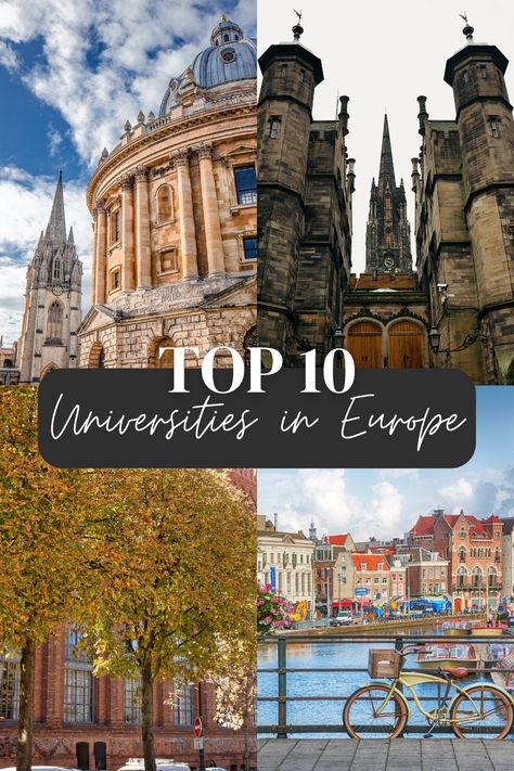 Best Universities In The World, Top Universities In The World, European Student Aesthetic, Best University In The World, Best Colleges And Universities, Studying In Europe Aesthetic, College In Europe, University In Europe, Europe University Aesthetic