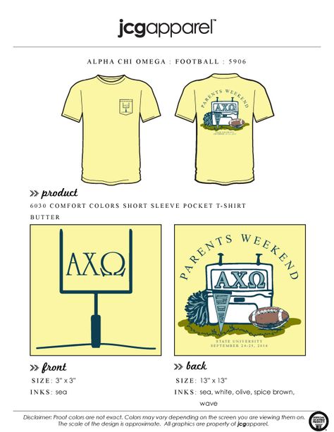 Another football themed parents weekend shirt Family Weekend Shirts, Parents Weekend Banner, College Parents Weekend, Parents Weekend Sorority, Sorority Tailgate, Sorority Parents Weekend, Tri Delta Shirts, College Parents, Dads Weekend