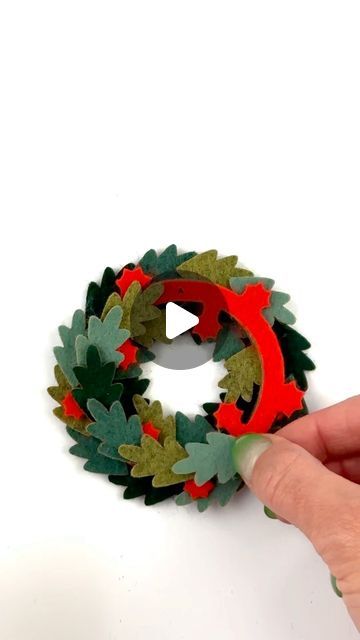 Kiriki Press on Instagram: "Ready to see some Advent Calendar magic?! Wreath is one of 12 ornaments you’ll get to stitch over 24 days. I’ve used every trick up my sleeve to make complex looking designs so much easier to stitch. Orders open Monday Nov 11th at 9:30am" Christmas Felt, Advent Calendar, Advent, Wreath, Felt, Embroidery, Christmas, On Instagram, Instagram