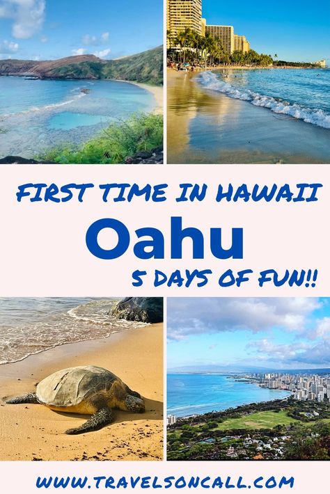 Oahu Travel Itinerary, 4 Days In Oahu, Oahu Itinerary 5 Days, Oahu Activities, Oahu Itinerary, Hawaii 2023, Hawaii Ideas, Honolulu Vacation, Hawaii In December