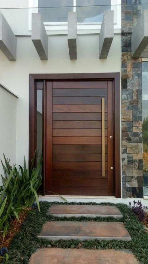 home door design modern Latest Door Designs, Pintu Interior, Door And Window Design, House Main Door, House Front Door Design, Flush Door Design, Modern Entrance Door, Modern Exterior Doors, House Main Door Design