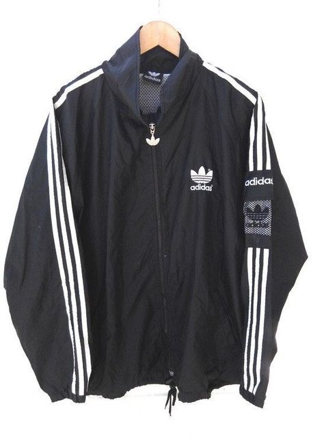 Vaporwave Hoodie, Black And White Adidas, White Windbreaker, Image Swag, Adidas Windbreaker, Adidas Vintage, Hipster Outfits, Adidas Outfit, Hip Hop Streetwear