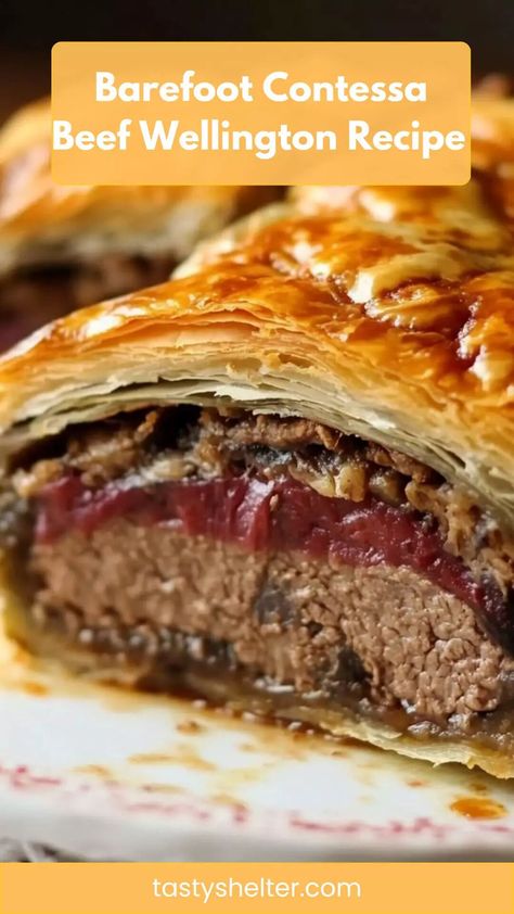 Barefoot Contessa Beef Wellington Recipe – Tasty Shelter Beef Wellington Side Dishes, Beef Wellington Recipe Easy, Beef Welington, Beef Wellington With Pate, Red Wine Reduction Sauce, Wellington Food, Individual Beef Wellington, Beef Loin, Mini Beef Wellington