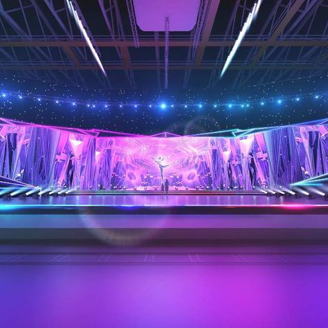 VR 360° Pan View of Alina 2018 Stage Set by IG-PRO, Moscow Mv Ideas, Kpop Stage Background, Stage Ideas, Stage Set Up, Kpop Mv Set Design, Zepeto Background Concert, Concert Background Stage, Performance Stage Background, Live Performance Stage Design