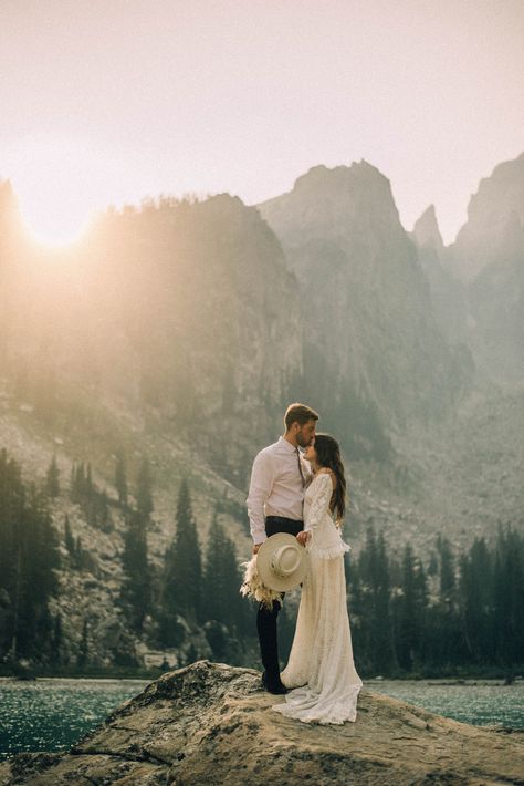 Wyoming Elopement, Elopement California, Unconventional Wedding, Mountain Style, Jackson Hole Wyoming, Elopement Ceremony, Ends Of The Earth, Mountain Elopement, Bridal Photos