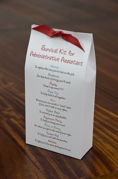 Survival Kit For Nurses, Administrative Assistant Day, Administrative Assistant Gifts, Admin Day, Secretary's Day, Administrative Professional Day, Survival Supplies, Administrative Assistant, Assistant Gifts