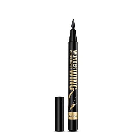 Rimmel Wonder Wing Liner, Black, 1.6 g Wing Eyeliner, London Wonders, Wing Liner, Felt Tip Eyeliner, Eyeliner Black, Rimmel London, Black Makeup, Winged Liner, Felt Tip