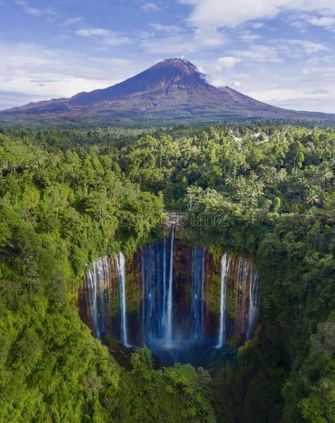 Famous Waterfalls, Waterfall Wall, Largest Waterfall, Nature Architecture, Coban, Malang, Goa, Aerial View, Nature Pictures