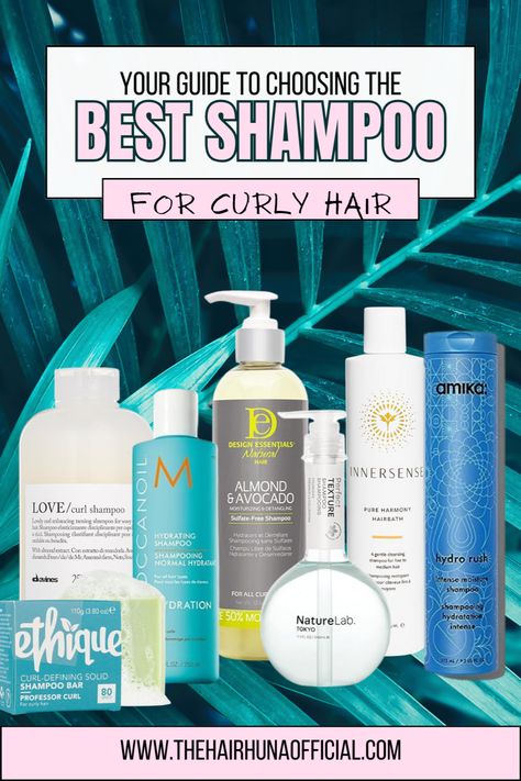 The search is finally over! Here's your guide to choosing the best shampoo for curly hair- from your fellow curl friend & stylist. Best Shampoo And Conditioner For Curly, Best Curly Hair Shampoo And Conditioner, Shampoo And Conditioner Aesthetic, Best Shampoo For Curly Hair, Best Curly Hair Shampoo, Expensive Shampoo, Curly Hair Shampoo, Avocado Shampoo, Best Curly Hair Products