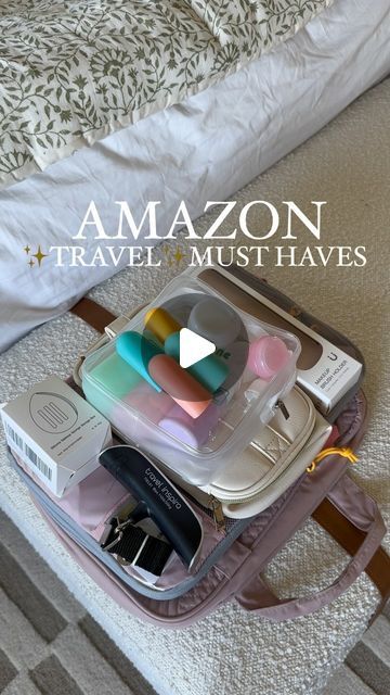 Alli Havrilla on Instagram: "☀️☀️AMAZON TRAVEL MUST HAVES ☀️☀️

Who is ready for a vacation?! 🙋🏻‍♀️🙋🏻‍♀️ We are headed back to Disney this summer and I am SO EXCITED!!

Comment “SHOP” for all my travel necessities!! 

1. Over the door toiletry bag: This is a game changer to keep everything organized in the bathroom when there is limited space 
2. Compression packing cubes: These are my new favorite items fit everything I need in less bags
3. Silicone makeup brush and sponge holder: perfect to keep them clean and organized 
4: Neutral Makeup bag: I love all the additional pockets
5: Travel containers: These are perfect so you don’t have to lug full size products around 🙌🏻
6: Silicone covers: These are so fun and perfect to keep your products from spilling in your bags! 
7: Portable lu Toiletry Organization, Amazon Travel Must Haves, Travel Bathroom, Travel Containers, Luggage Scale, Travel Container, Silicone Makeup, Travel Finds, Travel Necessities