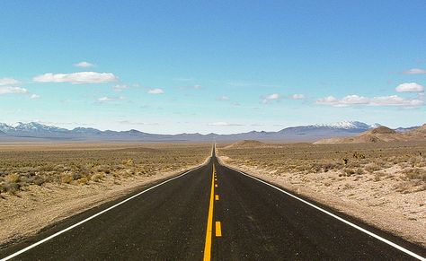 about a 2 hour drive from Las Vegas is 'The Extraterrestrial Highway'. In April 1996 State Route 375 was officially named the Extraterrestrial Highway. With it's proximity to 'Area 51', it's one of the most desolate roads in America and has more reported U.F.O. sightings than any other road in the country - Nevada Extraterrestrial Highway, Las Vegas Road Trip, Vegas Road Trip, Stratosphere Las Vegas, Honeymoon Inspiration, Star Tours, Las Vegas City, Hoover Dam, Vampires And Werewolves