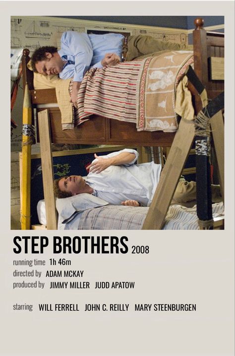 minimal polaroid movie poster for step brothers Minimalistic Photos, Film Writing, The Professional Movie, Basement Movie Room, Polaroid Movie Poster, Minimalistic Posters, Minimalist Polaroid Poster, Movie Journal, Movie Collage