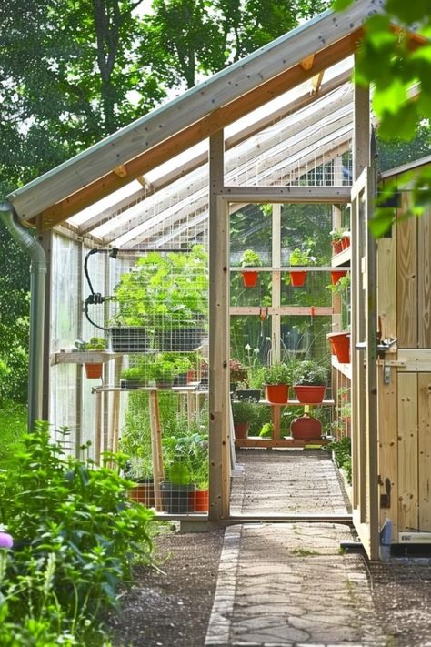 30 Greenhouse Ideas: Creative Designs for Your Home Garden Functional Greenhouse, Small Garden Greenhouse, Farm Market Ideas, Simple Greenhouse, Window Greenhouse, Diy Greenhouse Plans, Outdoor Greenhouse, Indoor Greenhouse, Greenhouse Ideas