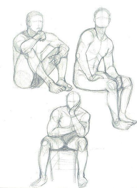 Male Anatomy Reference Sitting, Male Figure Reference Drawing, Male Sitting Poses Drawing, Guy Sitting Reference, Poses Male Drawing, Sitting Reference Pose, Drawing Poses Male, Sitting Pose Reference, Gesture Drawing Poses